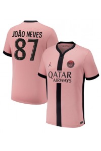 Paris Saint-Germain Joao Neves #87 Fotballdrakt Tredje Klær 2024-25 Korte ermer